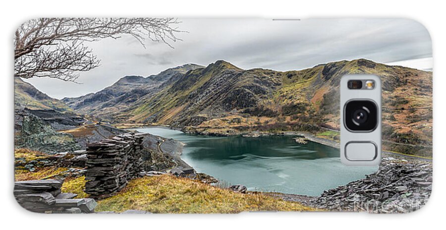 Llanberis Galaxy Case featuring the photograph Mountains of Snowdonia by Adrian Evans