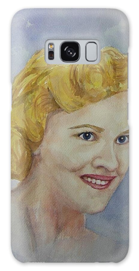 Wife Galaxy Case featuring the painting Mrs. Morin by Barbara McGeachen