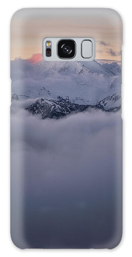 Mt Galaxy Case featuring the photograph Mt. Baker in Fog by Ryan McGinnis