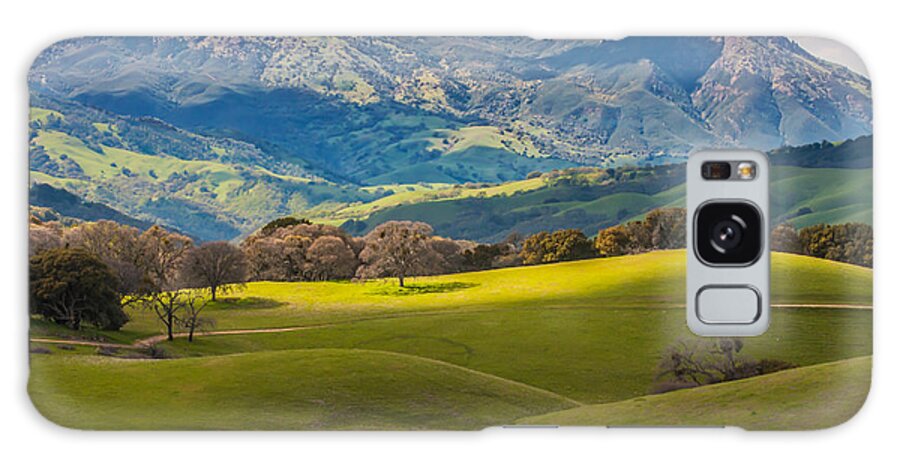 Landscape Galaxy Case featuring the photograph Mt. Diablo on a Spring Afternoon by Marc Crumpler