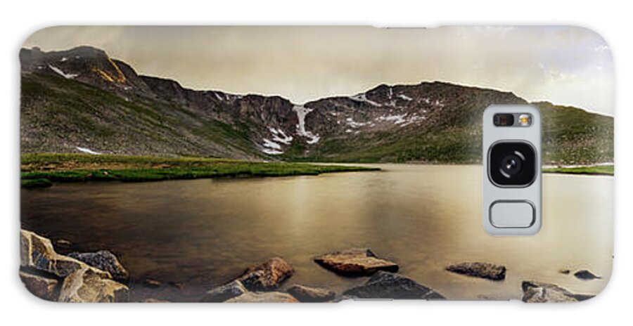 American West Galaxy Case featuring the photograph Mt. Evans Summit Lake by Chris Bordeleau