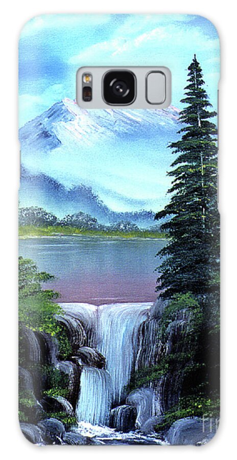 Ebsq Galaxy S8 Case featuring the painting Mt Fuji by Dee Flouton