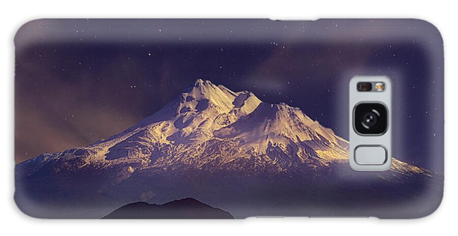California Galaxy Case featuring the photograph Mt Shasta by Frank Delargy