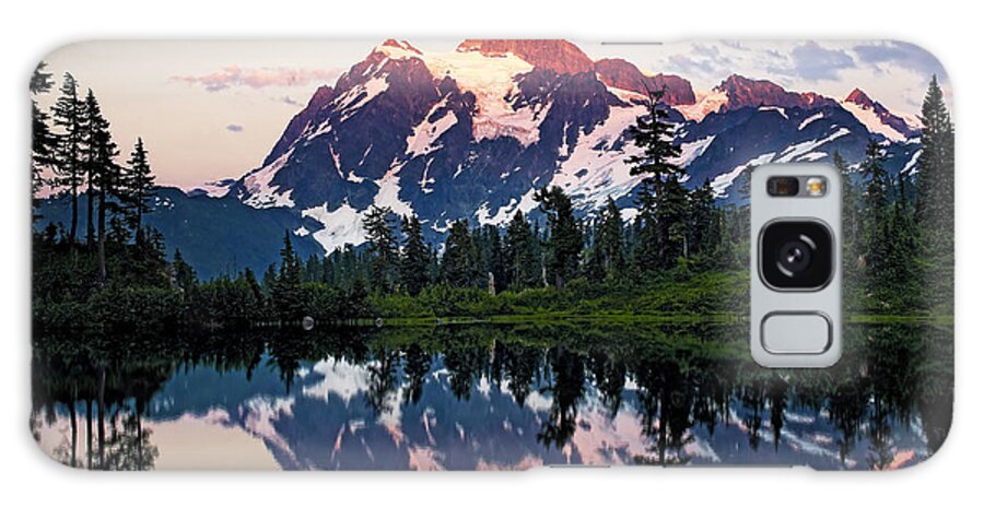Mount Shuksan Galaxy Case featuring the photograph Mt. Shuksan Washington Northern Cascades by Brendan Reals