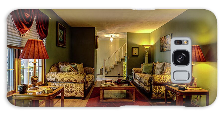 Real Estate Photography Galaxy Case featuring the photograph Mt Vernon Living Room and entry by Jeff Kurtz