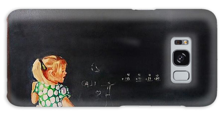 Child Galaxy Case featuring the painting The Never Ending Painting by Jean Cormier