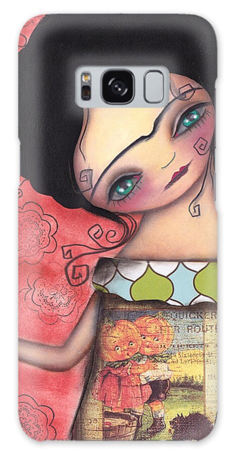 Frida Kahlo Galaxy S8 Case featuring the painting My Puppet by Abril Andrade