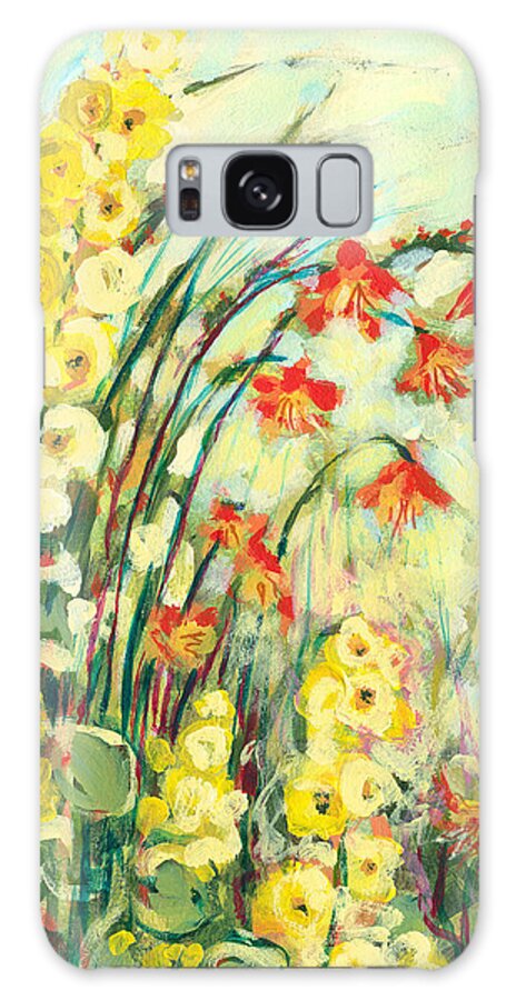 Impressionist Galaxy Case featuring the painting My Secret Garden by Jennifer Lommers
