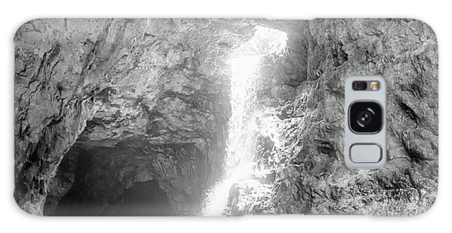 Cave Galaxy Case featuring the photograph Napali Cave Falls by Jason Wolters
