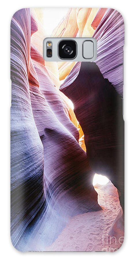 Antelope Canyon Galaxy Case featuring the photograph Narrow passage, Lower Antelope canyon, USA by Matteo Colombo