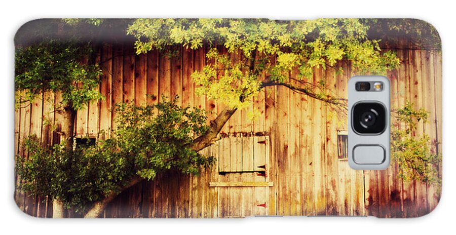 Barn Galaxy Case featuring the photograph Natures Awning by Julie Hamilton