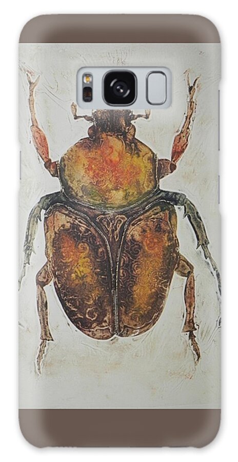 Insect Galaxy Case featuring the painting Nature's jewel ll by Ilona Petzer