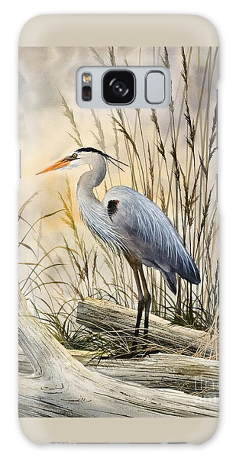 Heron Fine Art Prints Galaxy Case featuring the painting Nature's Wonder by James Williamson