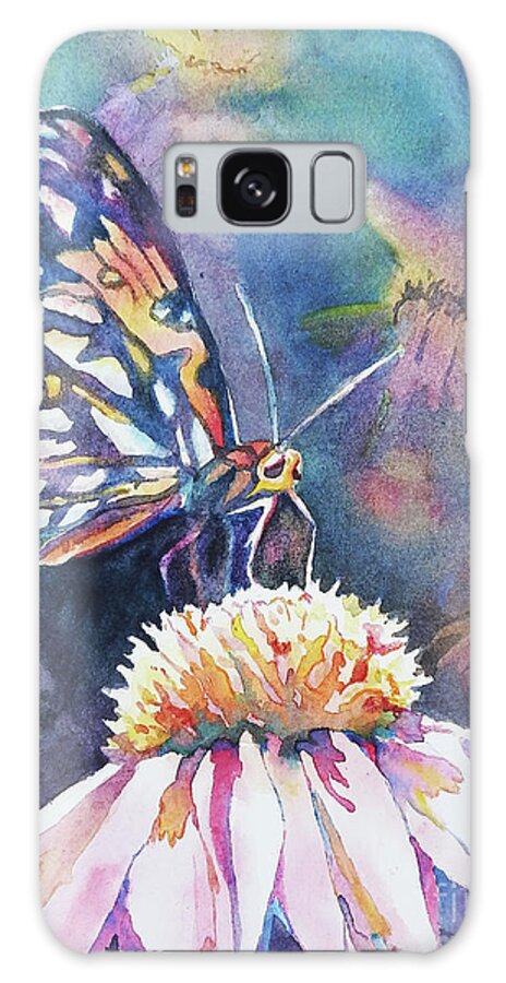 Nancy Charbeneau Galaxy Case featuring the painting Nectar Dance by Nancy Charbeneau