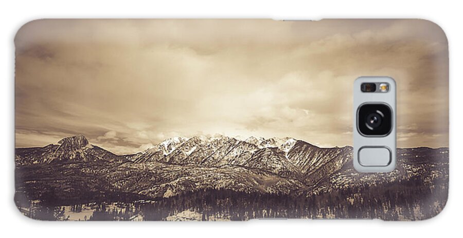 Aerial Galaxy Case featuring the photograph West Needle Mountain Nostalgic by Dennis Dempsie