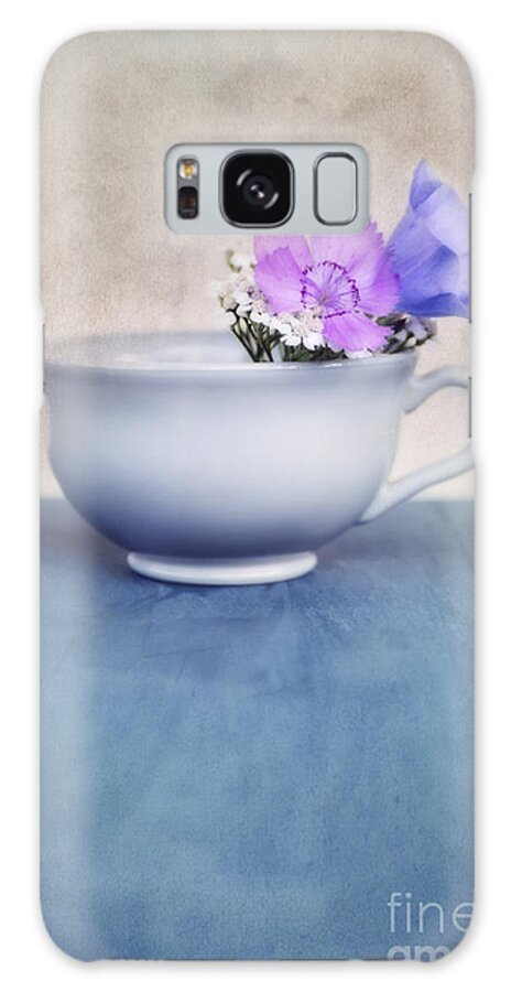 .cup Galaxy Case featuring the photograph New Life For An Old Coffee Cup by Priska Wettstein