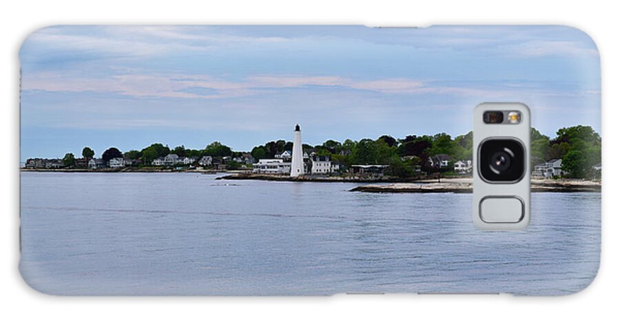 Lighthouse Galaxy Case featuring the photograph New London Harbor Lighthouse by Nicole Lloyd