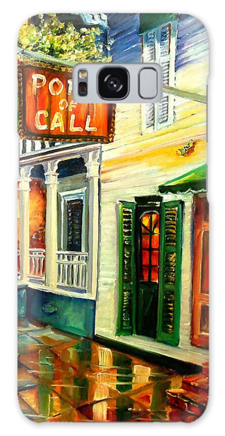 New Orleans Galaxy Case featuring the painting New Orleans Port of Call by Diane Millsap