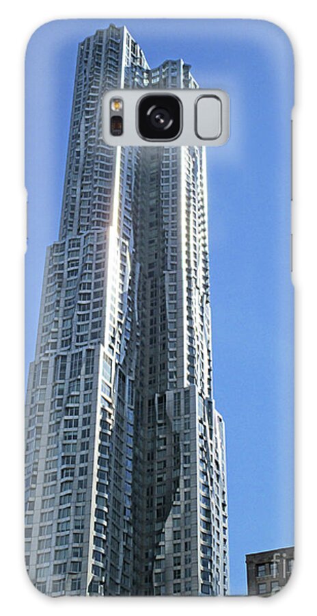 Manhattan Galaxy Case featuring the photograph New York By Gehry 1 by Randall Weidner