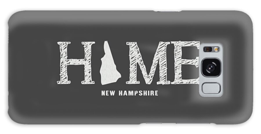 New Hampshire Galaxy Case featuring the mixed media NH Home by Nancy Ingersoll