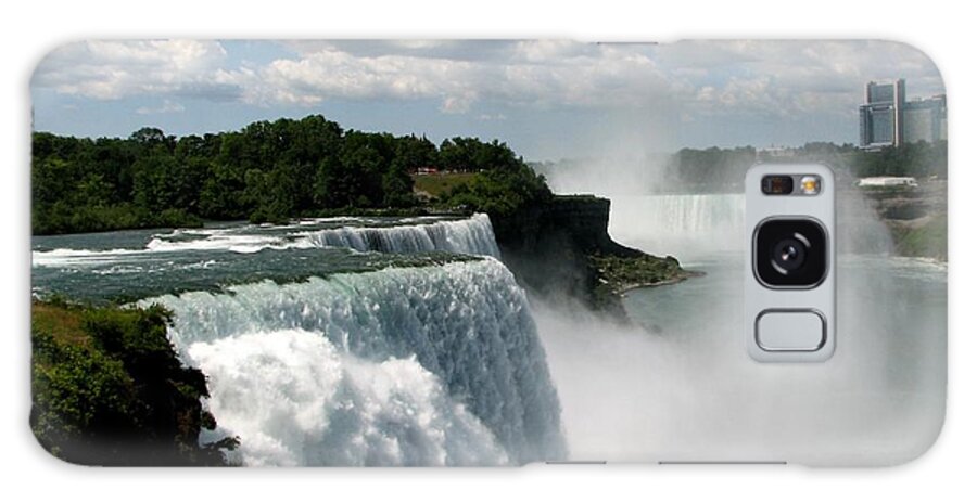 Niagara Falls Galaxy Case featuring the photograph Niagara Falls American and Canadian Horseshoe Falls by Rose Santuci-Sofranko
