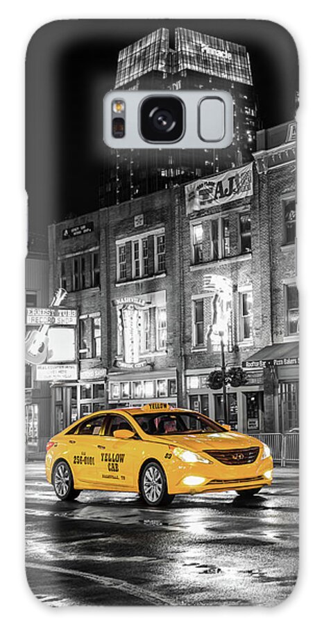 Usa Galaxy Case featuring the photograph Night on the Town - Nashville Tennessee by Gregory Ballos