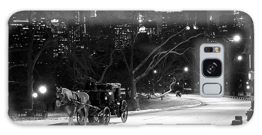Horse And Buggy Galaxy Case featuring the photograph Night Ride by Dennis Richardson