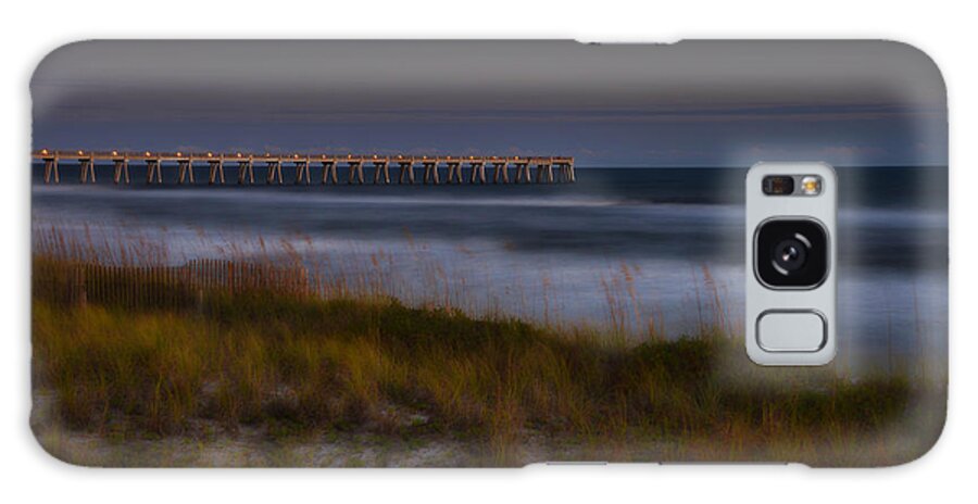 Pier Galaxy Case featuring the photograph Nightlife by the Sea by Renee Hardison