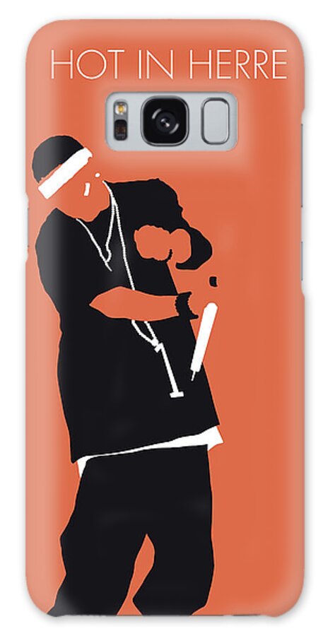 Nelly Galaxy Case featuring the digital art No093 MY Nelly Minimal Music poster by Chungkong Art