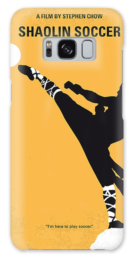 Shaolin Soccer Galaxy Case featuring the digital art No480 My Shaolin Soccer minimal movie poster by Chungkong Art