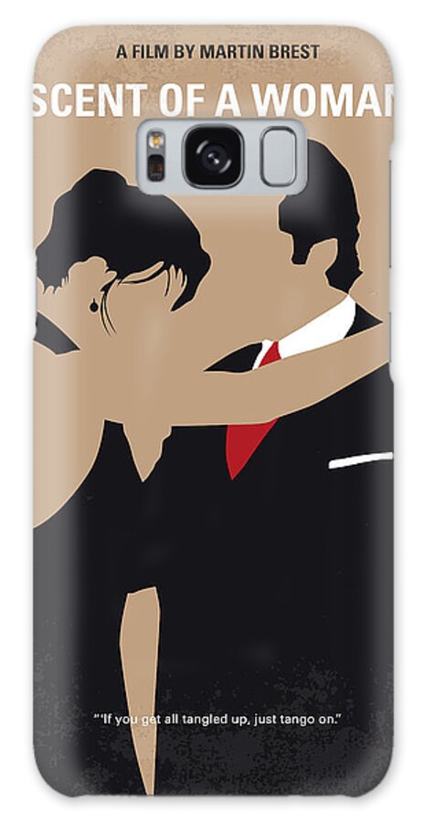 Scent Of A Woman Galaxy Case featuring the digital art No888 My Scent of a Woman minimal movie poster by Chungkong Art