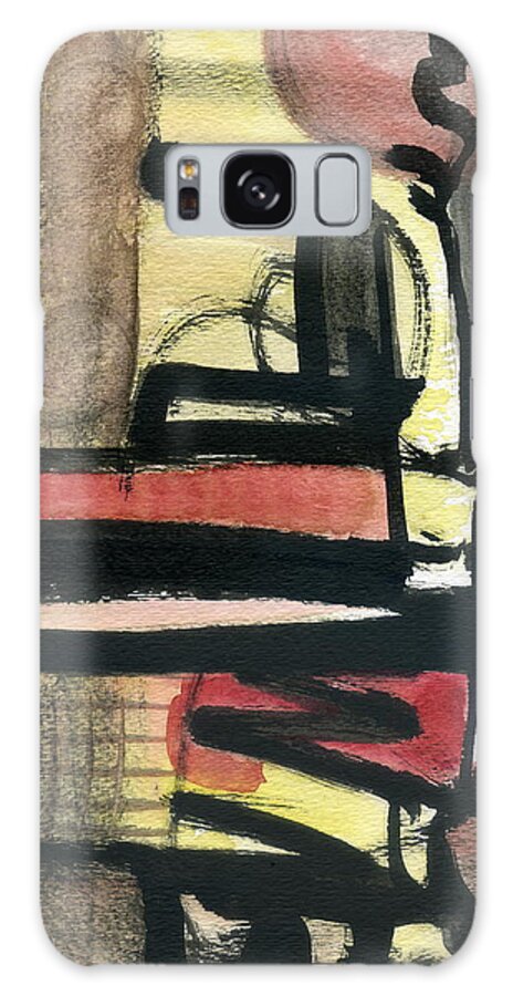 Abstract Art Galaxy Case featuring the painting The Sculpture by Stephen Lucas