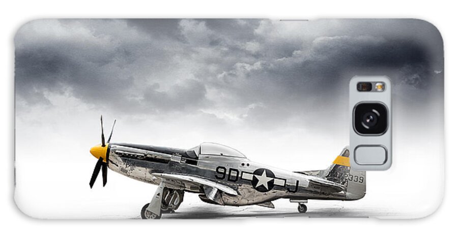 P-51 Mustang Galaxy Case featuring the digital art North American P-51 Mustang by Douglas Pittman