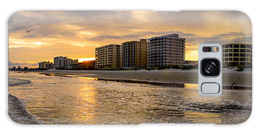 Sunset Galaxy Case featuring the photograph North Myrtle Beach Sunset by David Smith