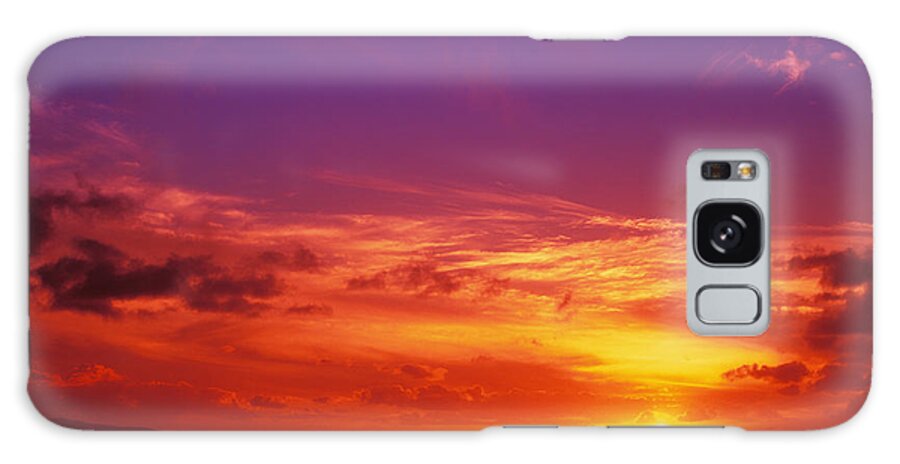 Air Art Galaxy S8 Case featuring the photograph North Shore Sunset by Vince Cavataio - Printscapes