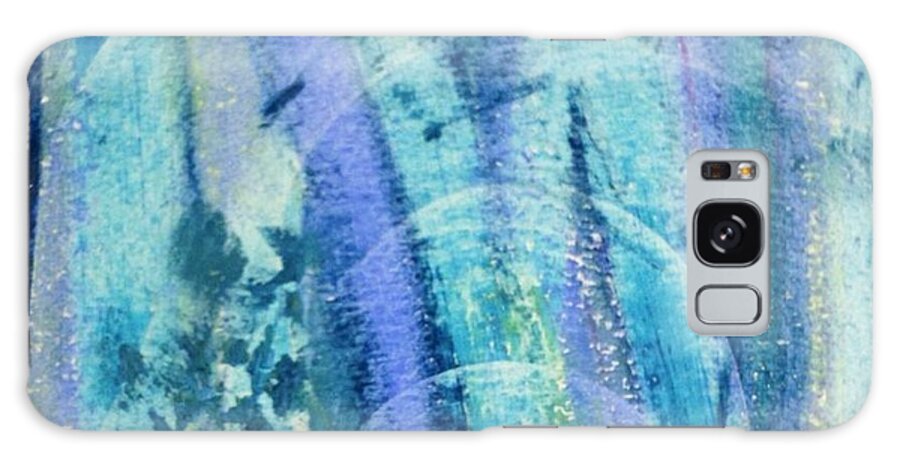 Northern Lights Galaxy Case featuring the painting Northern Lights by Deb Stroh-Larson