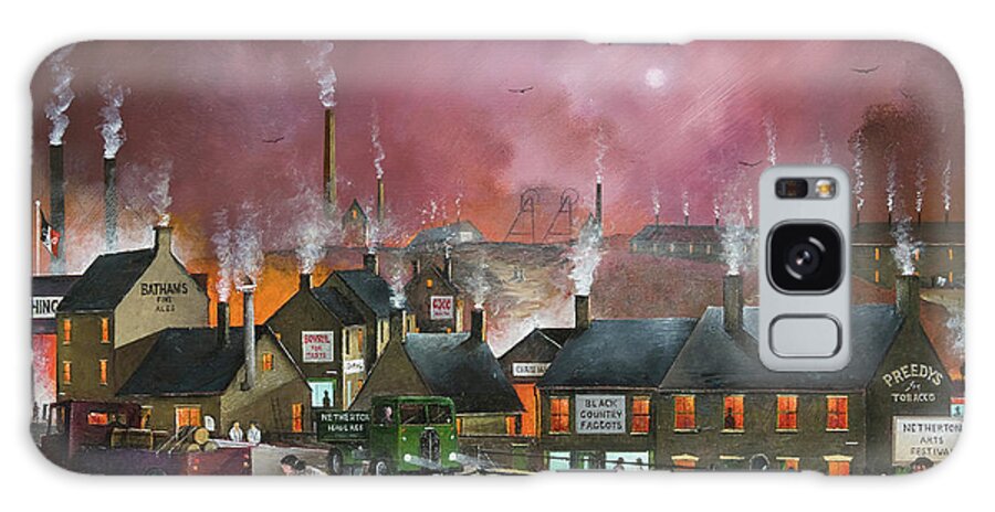 England Galaxy Case featuring the painting Northfield Road, Netherton - England by Ken Wood
