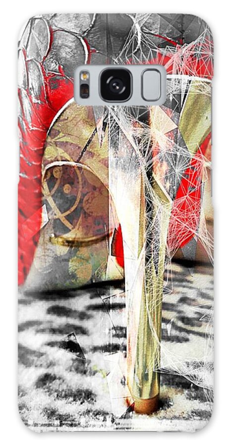High Heel Shoes Galaxy Case featuring the digital art Not Cinderella's Slipper by Pamela Smale Williams