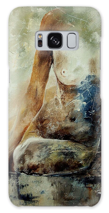 Nude Galaxy Case featuring the painting Nude 560408 by Pol Ledent