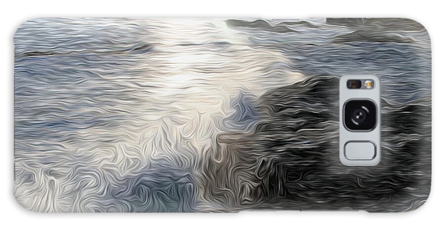 Ocean Galaxy Case featuring the digital art Ocean Splash by Carol Crisafi