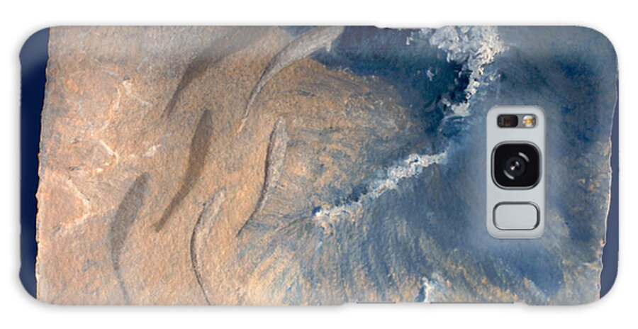 Seascape Galaxy Case featuring the painting Ocean by Steve Karol