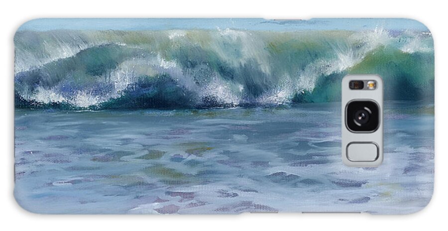 Seascape Galaxy Case featuring the painting Ocean Zen by Sandy Fisher