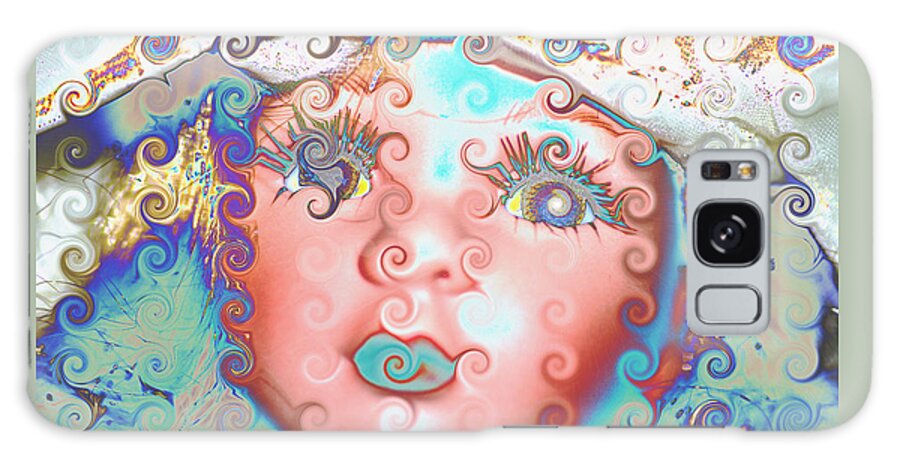 Doll Galaxy Case featuring the digital art Of Many Colors by Holly Ethan