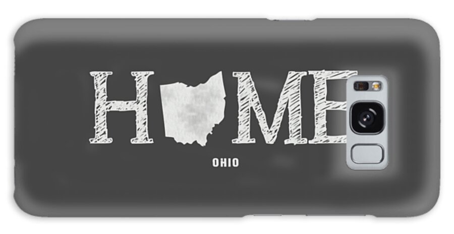 Ohio Galaxy Case featuring the mixed media OH Home by Nancy Ingersoll