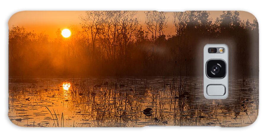 Okefenokee Galaxy Case featuring the photograph Okefenokee sunrise by Stefan Mazzola