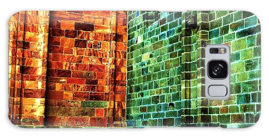 Bricks Galaxy Case featuring the photograph Old And New by HweeYen Ong