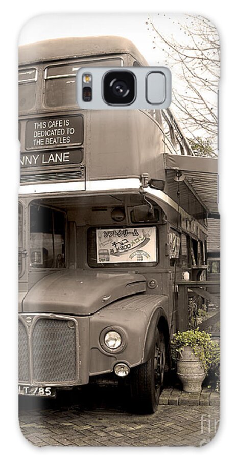 The Beatles Galaxy Case featuring the photograph Old Bus Cafe by Eena Bo