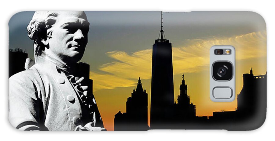 Sculpture Galaxy Case featuring the photograph Old Meets New by DiDesigns Graphics