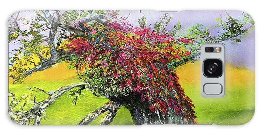 Impressionist Galaxy Case featuring the painting Old Nantucket Tree by Terry R MacDonald