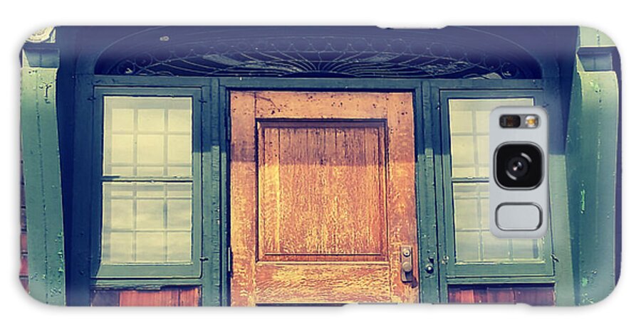 Door Galaxy Case featuring the photograph Old Oak Door by Stacie Siemsen